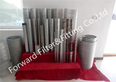 China Filtration Elements 3 Inch Perforated Steel Pipe / Perforated Stainless Steel Tubing for sale