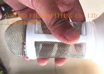 China SS304 Stainless Steel Wire Mesh Tube With PP / PE Handrail Corrosion Resistance for sale