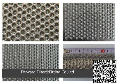 China Perforated Sintered Wire Mesh Filter Plate / Tube For Oil Wells Standard size for sale