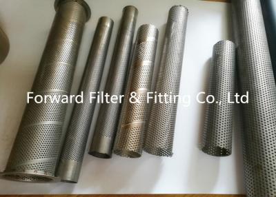 China Punching Automotive Perforated Exhaust Tubing , Water Treatment Perforated Filter Tube for sale