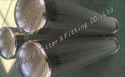 China Stainless Steel Spiral Perforated Metal Tube / Filter Basket / Filter bag for sale