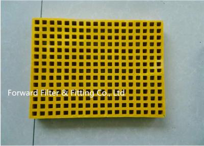 China Yellow Anti High Temperature Frp Grating Trench Ditch Cover Corrosion Resistant for sale