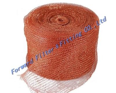 China Standard Stainless Steel Woven Metal Mesh / Safe  strong Knitted Wire Mist Eliminator for sale