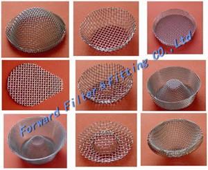 China Corrosion Resistance SS316L / SS304 Metal Mesh Filter Filter Cap , Filter Pipe , Filter Cap , Filter Basket for sale