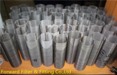 China Architectural Wire Mesh Tube / Perforated Metal Tubing Stainless Steel for sale