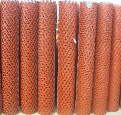 China PVC Dipping Expanded Metal Mesh , Anti - Skidding PVC Coated Wire Mesh for sale