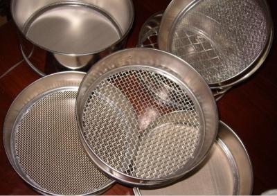 China 35um - 4000um Stainless Steel Testing Sieve Industral Medical Perforated Metal for sale