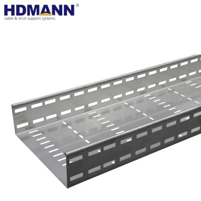 China HDmann OEM Support Steel High Quality Powder Coated Perforated Cable Tray Colored for sale