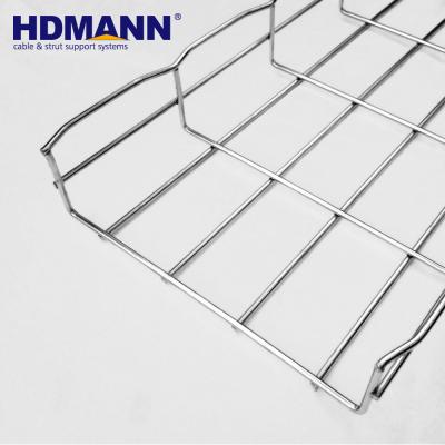 China OEM Steel Supplier Customized Flexible HDG Steel Wire Basket Cable Tray Sizes for sale