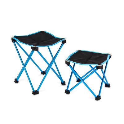 China Outdoor Portable Folding Fishing Saddles Camping Picnic Square Stools Easy-Carry Set for sale