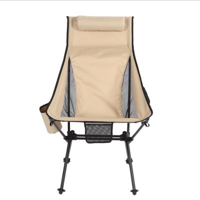 China Factory Direct Selling Aluminum Alloy Simple Folding Seat Structure Outdoor Camping Fishing Portable Folding Seat Beach Chair Leisure Chair for sale