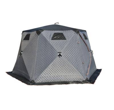 China Extended Type Customized 4-5 People Winter Fishing Tent Camping Cotton Thickened Outdoor Cold Heat Free Convenient Winter Fishing Home for sale