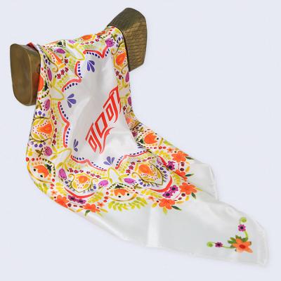 China Quality Hangzhou factory 100% designer short high top silk scarf for elegant women for sale