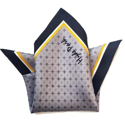 China Custom Digital Printed 100% Silk Pocket Square Silk Men Pocket Square Silk Handkerchiefs Scarf for sale