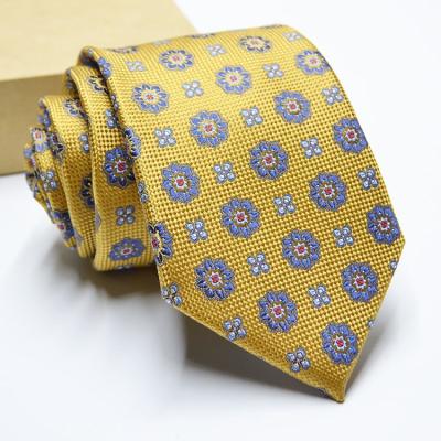 China Formal Ready To Ship Good Quality Mens Tie 100% Handmade Silk Floral Tie for sale