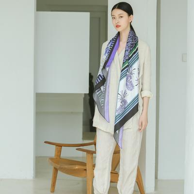 China 2020 wholesale long shawl the latest ladies stylish brand pattern printed long retro lightweight women scarves for sale