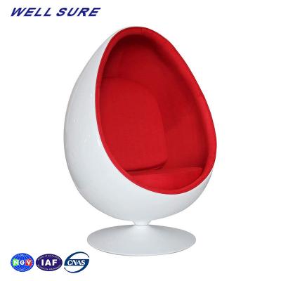 China Half Pod Chair Zhongshan Egg Shaped Egg Chair Designed Patio Outdoor Furniture Bistro Chairs Large Cheap Egg Chair for sale