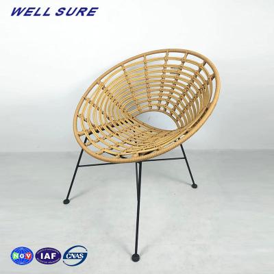 China Modern Cheap Waterproof Synthetic Round Rattan Bistro Hotel Furniture China Outdoor Chair For Bar for sale