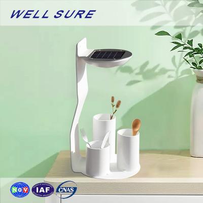 China Small Solar Table Night Lamp Bedside Light Eco - Friendly Outdoor And Indoor Led Decoration Home Light for sale