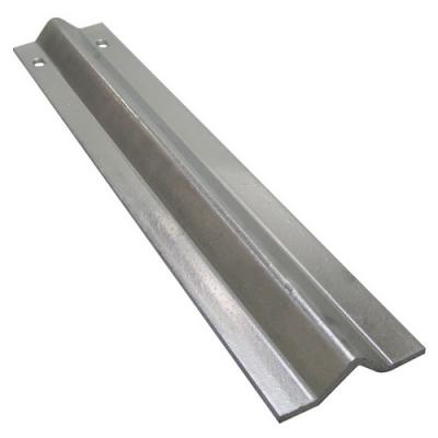 China Industrial Steel Silver Metal Sliding Door Gate Rail for sale