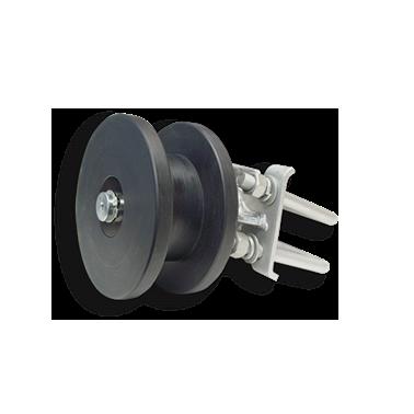 China Modern Automatic Cantilever Door Roller With Nylon Wheel For Chain Link Door for sale