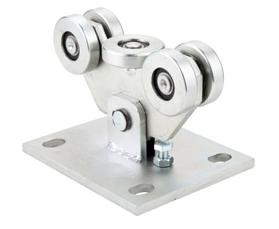 China 5 Door Industrial Heavy Duty Cantilever Trolley Door Cantilever Rollers for sale
