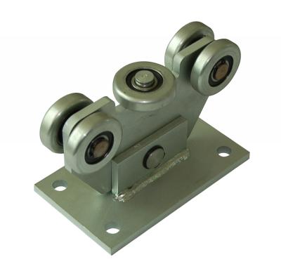 China Industrial Accessories Steel Rollers Gate Cantilever Trolley for 5 Small Wheels for sale