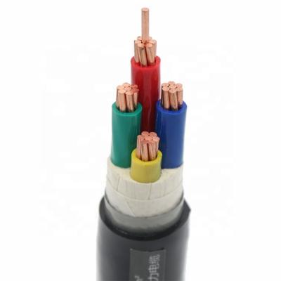 China 2 3 4 5 Industrial Core 35 50 70 95 120 150 185 Mm Square PVC Insulated XLPE Copper Electric Power Cable for sale