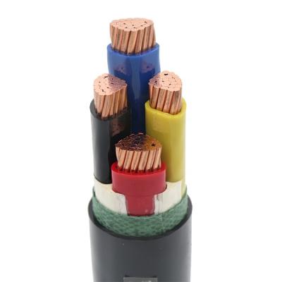 China Industrial Wholesale 4 Core 120 Mm Wires PVC Insulation Low Voltage Copper 4x120 Outdoor Power Cable for sale