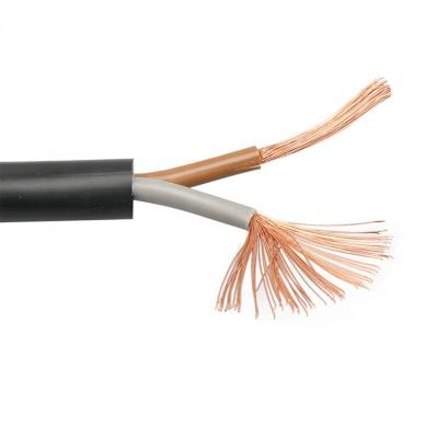 China Construction Function Electrical Cable RVV 2 Core 4mm2 Power Cable 2 x 4 Copper Wire Oxygen Free for sale