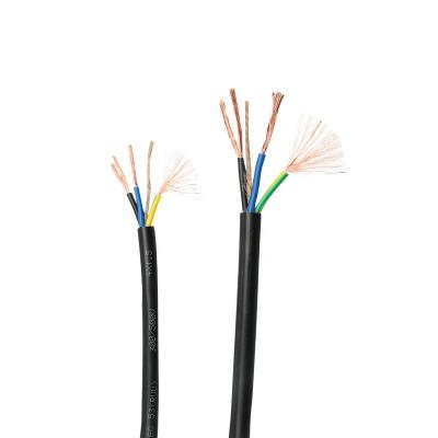 China Construction lead Guangdong brand current conductor cable RVV 2x 0.5mm 2 core power cable copper wire reel for sale