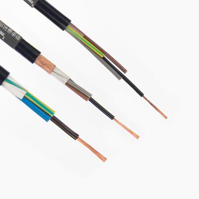 China RVV Aerial Cable Flexible PVC Insulated 3 Core 4 Core 5 Core Copper Cables Size 1.5mm2 2.5mm2 4mm2 Electrical Cable for sale