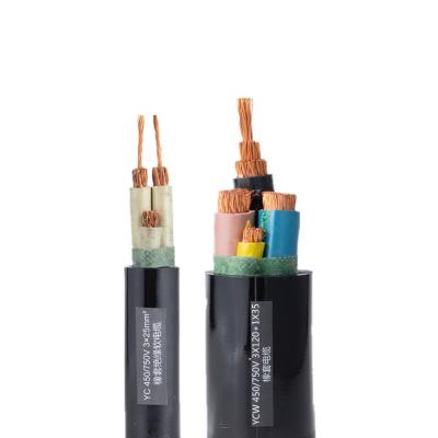 China YCW 450/750V 3x70+1X25mm2 Copper Conductor Heavy General Rubber Industrial Cable for sale