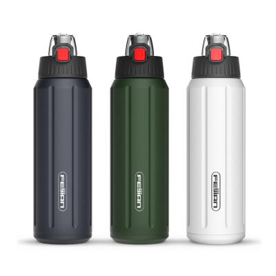 China Business Double Wall Vacuum-Insulated Stainless Steel 450ml / 600ml Travel Expanding Bottle Mugs for sale