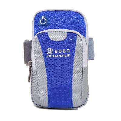 China Waterproof Nylon+Neoprere Fitness Sports Armband Mobile Phone Arm Bag Running Bag for sale