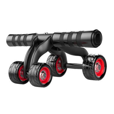 China Durable 4 wheels ab wheel roller trainer fitness equipment ab exercise roller for sale