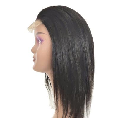 China Hot Sale Barely Shedding Soft Thick Smooth Body Wave 4x4 Lace Front Human Hair Wigs Vendor for sale