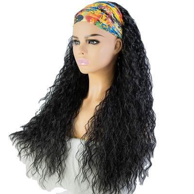 China Wholesale 100% Deep Wave Unprocessed Brazilian Remy Hair Headband Wigs For Color Women 150% Density Brazilian Virgin Hair Extension for sale