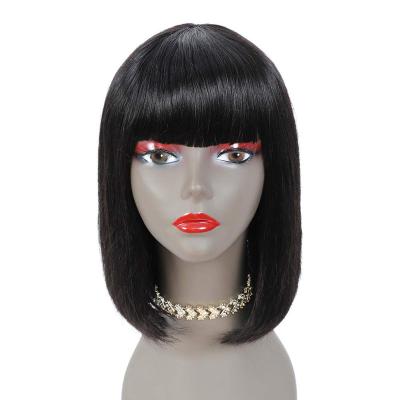 China 150% Density Best Quality Hot Sale Promotion Wigs Cheap Short Bob Wigs With Bangs for sale