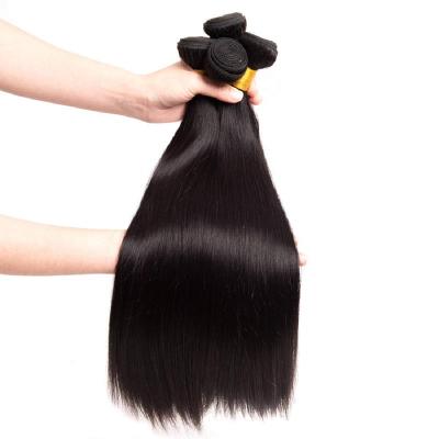 China Natural Mink Peruvian Straight Hair Bundles Cuticle Aligned Hair Extension Color Bundles Wholesale Silky Straight Wave for sale