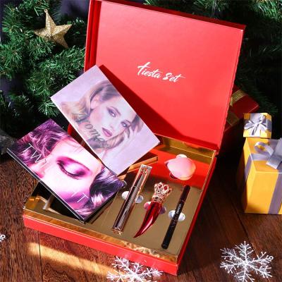 China Christmas Private Label Paper Box Display Matte Lipstick Cosmetic Gift Package Lip Balm Recyclable Custom Cardboard Skin Care For Packaging for sale