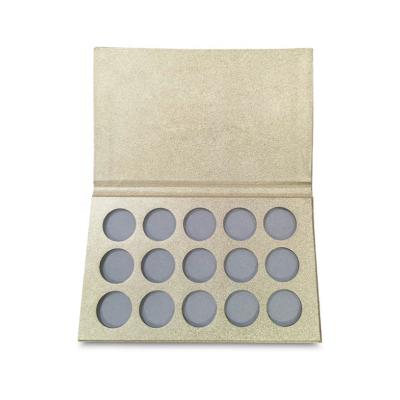 China Recycled Materials OEM Any Shape Makeup Eyeshadow Palette Custom Empty Cardboard Private Label Eyeshadow Palette for sale