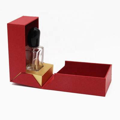 China Logo Perfume Paper Box Double Open Door Cardboard Recyclable Acceptable Customized Paper Box For Perfume Perfume Single Paper Box for sale