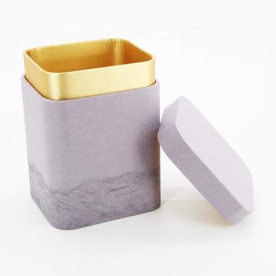 China Recyclable High Quality Biodegradable Square Tube Paper Tea Paper Tube Can Be Customized Square Paper Tube for sale