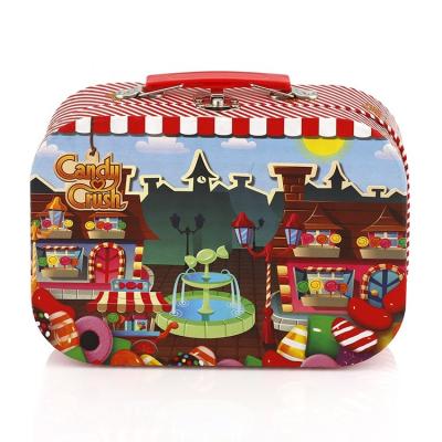 China Wholesale Biodegradable Portable Cute Cute Cardboard Suitcase Decorative Storage Box for sale