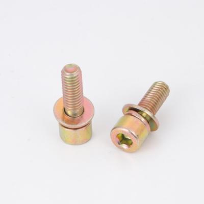 China Hex Socket Head Bolt Chemical Resistance Combination Screw Set With Flat Seal Spring Washer for sale