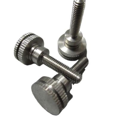 China Flat Durable OEM Knurled Screw Thumb Screws for sale