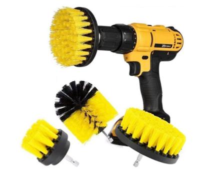 China Workable Drill Attachment Playbrush For Household Cleaning Power Scrubber Cleaning Kit 4 Pieces for sale