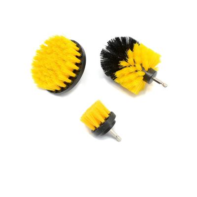 China Workable DrillBrush Attachment Power Scrubber Electric Drill Cleaning Brush 3 Pcs Set for sale