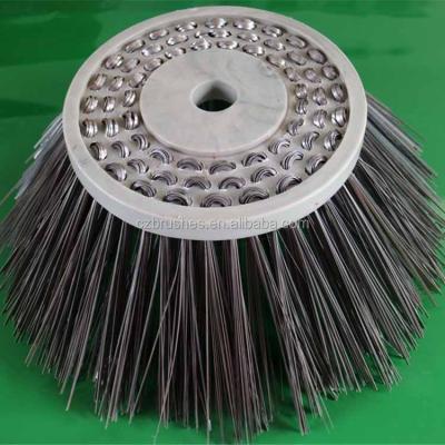 China Eco - Friendly Johnston 650 Steel Wire Sweeper Side Brush for sale